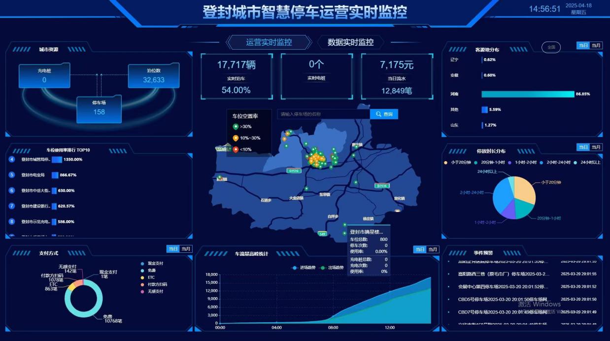 河南登封智慧停车织就便民惠民“一张网”